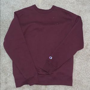 maroon champion crewneck